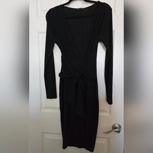 ✨️ Black Midi Dress with Slit ✨️